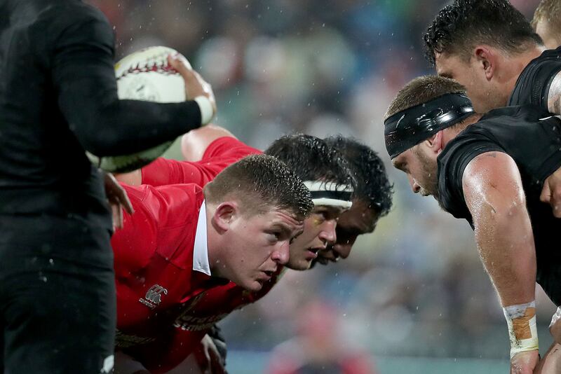 Tadhg Furlong during the second Test of the 2017 Lions tour of New Zealand. Photograph: Dan Sheridan/Inpho