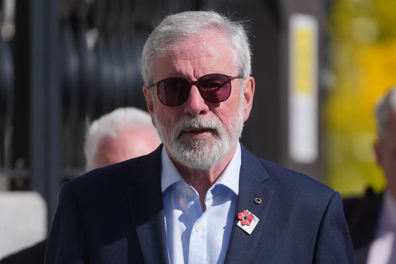Gerry Adams outside Dublin's High Court on May 21st. Photograph: Brian Lawless/PA Wire