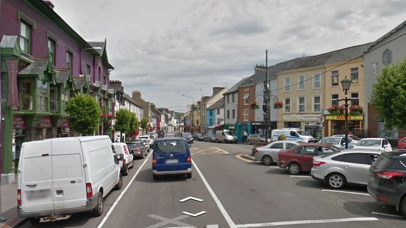 The statement comes after a protest last week in Macroom (above), Co Cork, where members of Unite’s archaeology branch voiced concerns about pay rates on the bypass at the town. File photograph: Google Street View