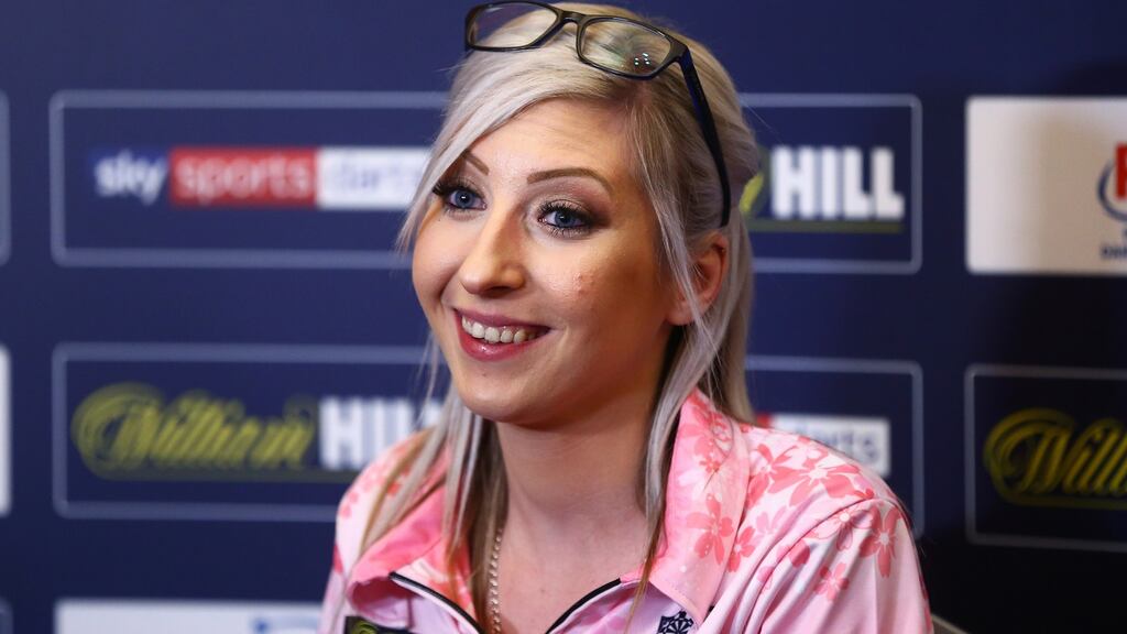 Fallon Sherrock: “The men I’ve played are all respectful and gentlemen towards me. I’ve never really had a problem. In the past a lot of people would go: ‘We’re playing a woman’ . But now they’re thinking: ‘We’re playing a good player’. Photograph: Jordan Mansfield/Getty