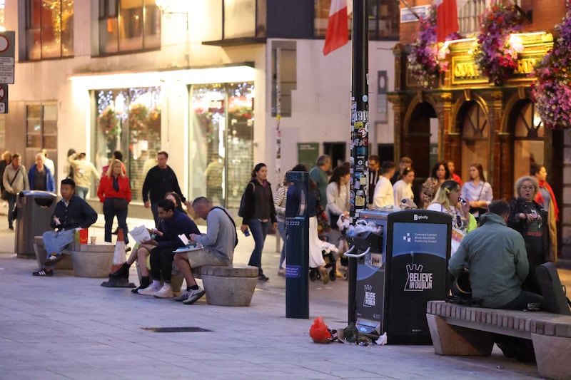 The number of residents in Temple Bar has fallen as many apartments that had been occupied by long-term renters were turned into tourist short-lets. Photograph: Dara Mac Dónaill