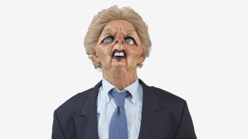 Spitting Image: a militaristic Margaret Thatcher. Photograph: IWM