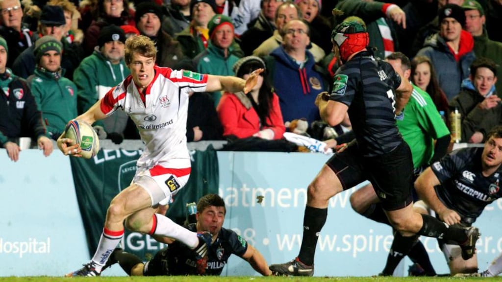 Andrew Trimble: consistent from with Ulster appears to have  forced his way into  the national team. Photograph:  Andrew Fosker/Inpho/Presseye