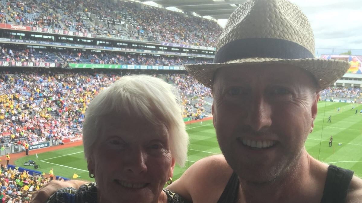 Betty and Frank Fagan at the Leinster Final this year.