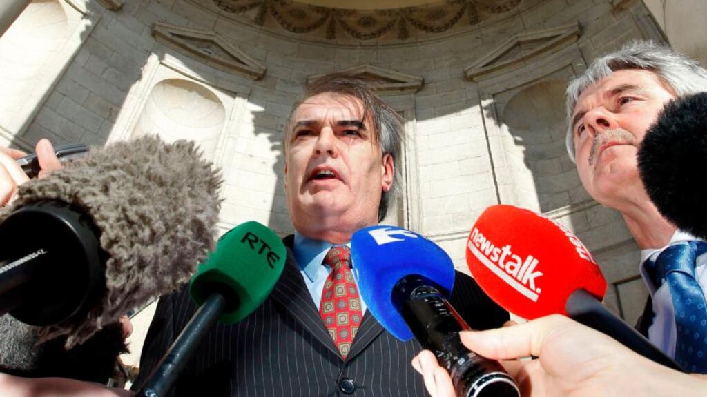 Ian Bailey pictured last year after his successful Supreme Court appeal against his extradition to France. Photograph: Collins