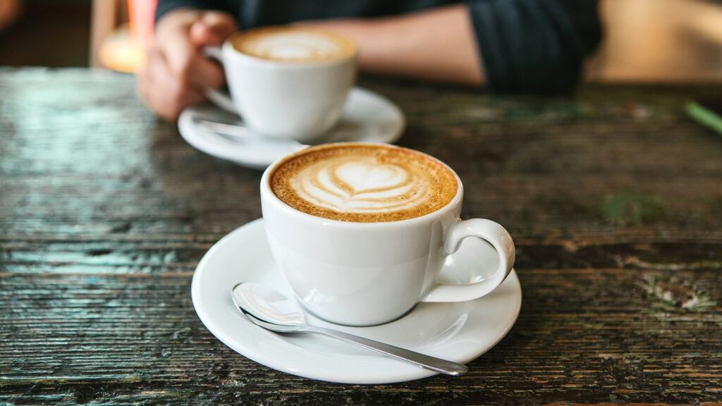 ‘After a mystifying conversation about milk percentages, I went to the counter to buy him a latte’. Photograph: iStock