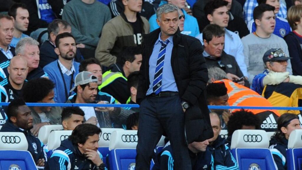 José Mourinho has rejected Arsène Wenger’s suggestion that it is “easy to defend”. Photograph: EPA/Will Oliver