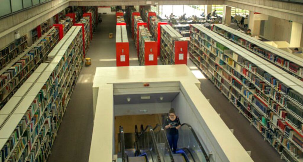 UCD lags behind Trinity College Dublin in the number of books it offers its students. Photograph: Courtest of The College Tribune