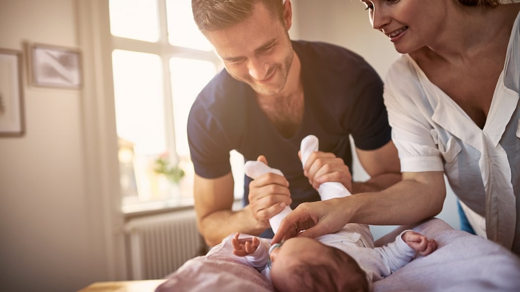 There were 35 babies called Michael born in Ireland last year who had a father of the same name. Photograph: pixdeluxe/Getty