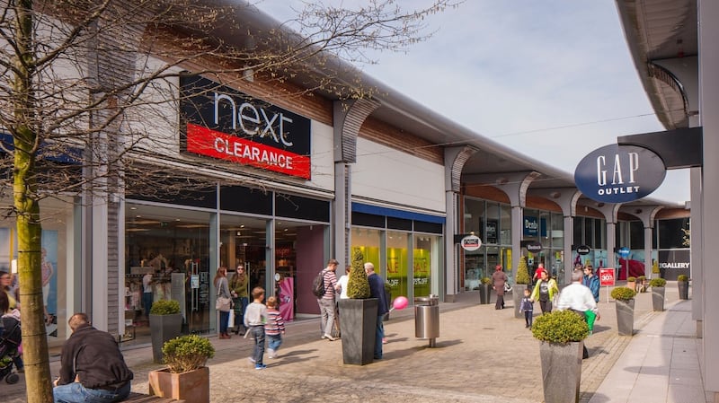 Tenants in The Outlet include M&S, Next, Nike, DKNY, LK Bennett and Gap