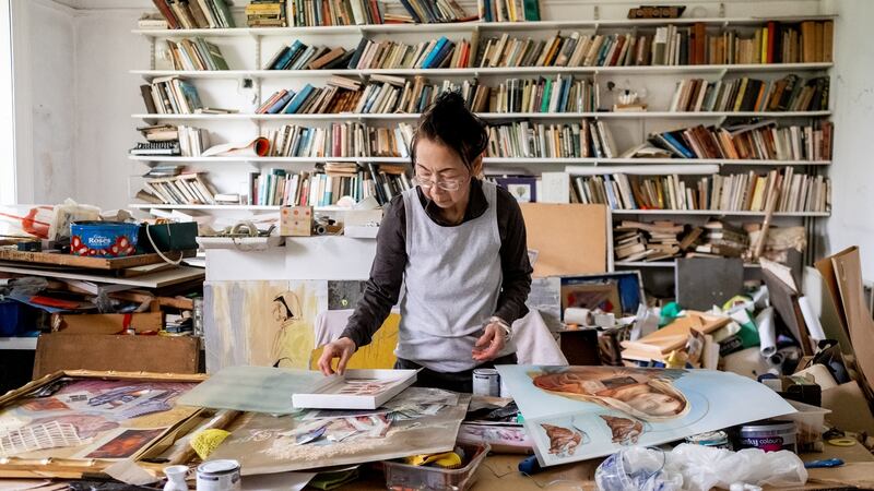 Wong May moved to Dublin in 1978 with her husband, the Trinity College physicist Prof Michael Coey, whose research in rare-earth elements inspired her pseudonym as a painter, Ittrium Coey. Photograph: Paul Napo