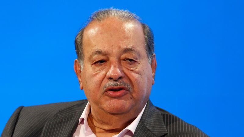 Carlos Slim, lifetime honorary chairman of Telefonos de Mexico, has a net worth of $77.1 billion (€68.9 billion), according to Forbes. Photograph: Lucy Nicholson/Reuters/Files.