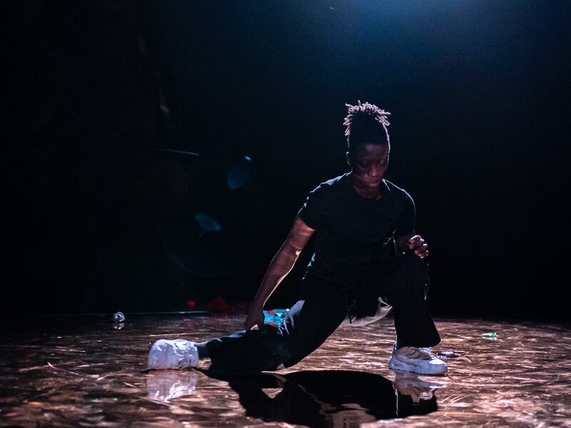 Dublin Dance Festival 2023: Mufutau Yusuf (Junior) stars in King | Shrine by Emma Martin. Photograph: José Miguel Jiménez