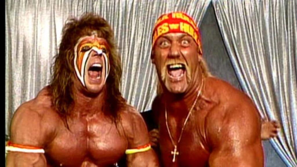 The Ultimate Warrior and Hulk Hogan.
