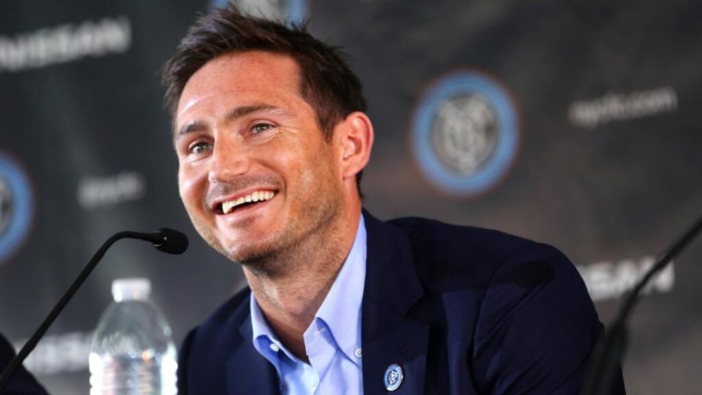 Former Chelsea midfielder Frank Lampard is to join Manchester City on loan. Photograph: Chang W. Lee/The New York Times