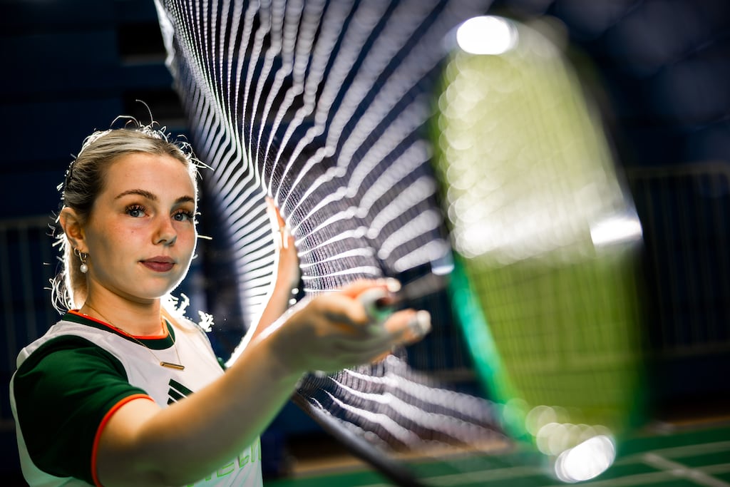 Rachel Darragh at the Sport Ireland Campus, Dublin. Her lifelong quest was to qualify for the women’s singles badminton at the Olympics. Photograph: Morgan Treacy/Inpho