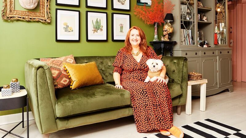 Designer and colour consultant Emma Edmonds in her renovated home in Ashford, Co Wicklow. You can book a free 15-minute paint colour consultation with Emma at Stillorgan Decor.