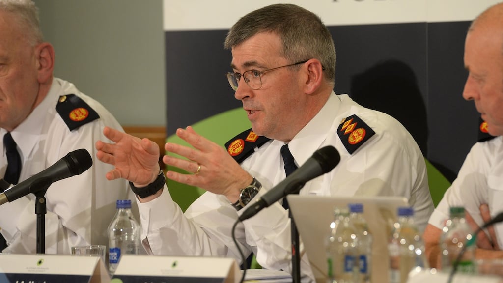Garda Commissioner Drew Harris announced new rules about Garda uniform on Wednesday. File photograph: Dara Mac Dónaill