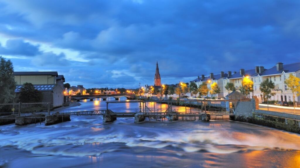 Stock image of Ballina and the River Moy in Co Mayo. Photograph: iStock