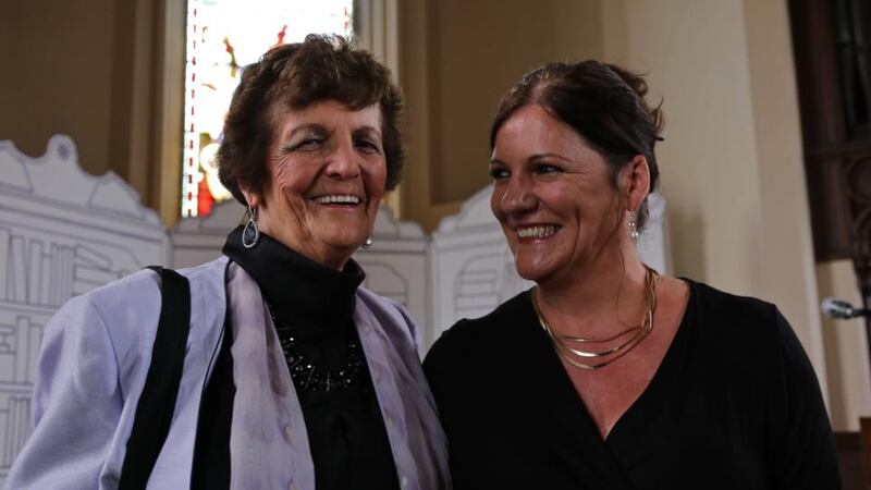 Mum’s the word: Philomena Lee and her daughter Jane at the Festival of Writing and Ideas