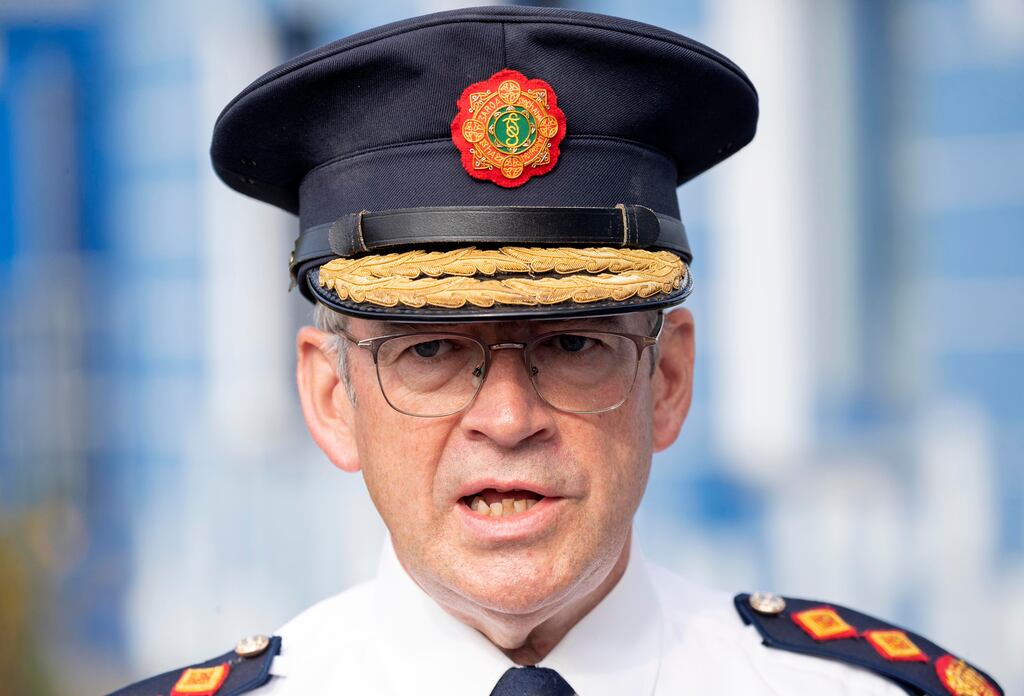 Garda Commissioner Drew Harris: 'I believe there is a strong case for there to be more than 15,000 gardaí.' Photograph: Colin Keegan/Collins Dublin