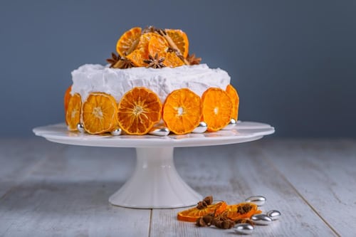 Orange and almond Christmas cake