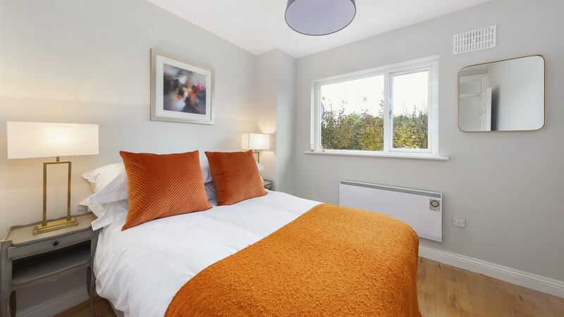 Upstairs, there are three good-sized bedrooms