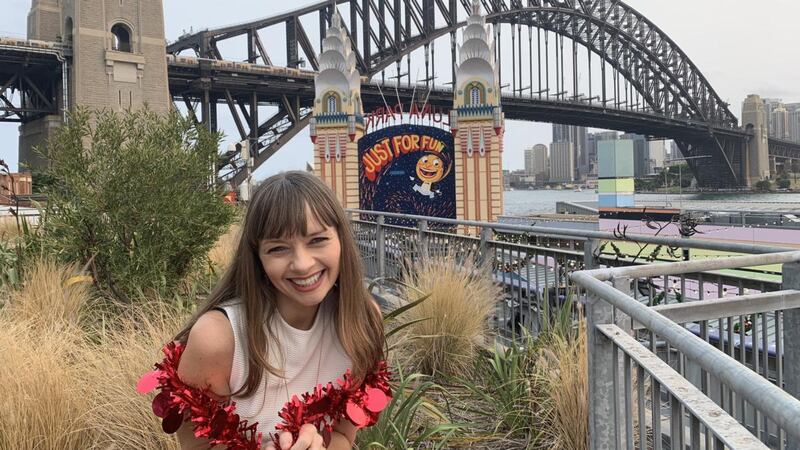 Anne Casey at Sydney Harbour Bridge