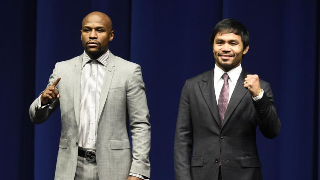 Muhammad Ali’s daughter says that he prefers Manny Pacquiao to Floyd Mayweather Jr. Photo: Robyn beck/AFP