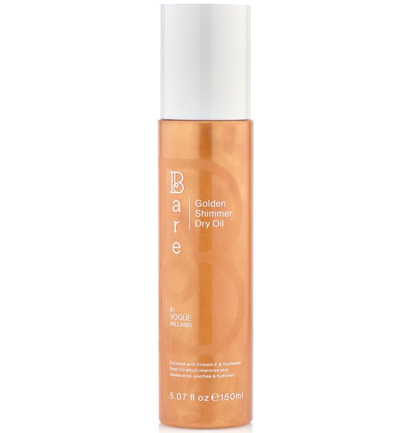 Bare by Vogue Golden Shimmer Dry Oil, €29 from Meaghers Pharmacy