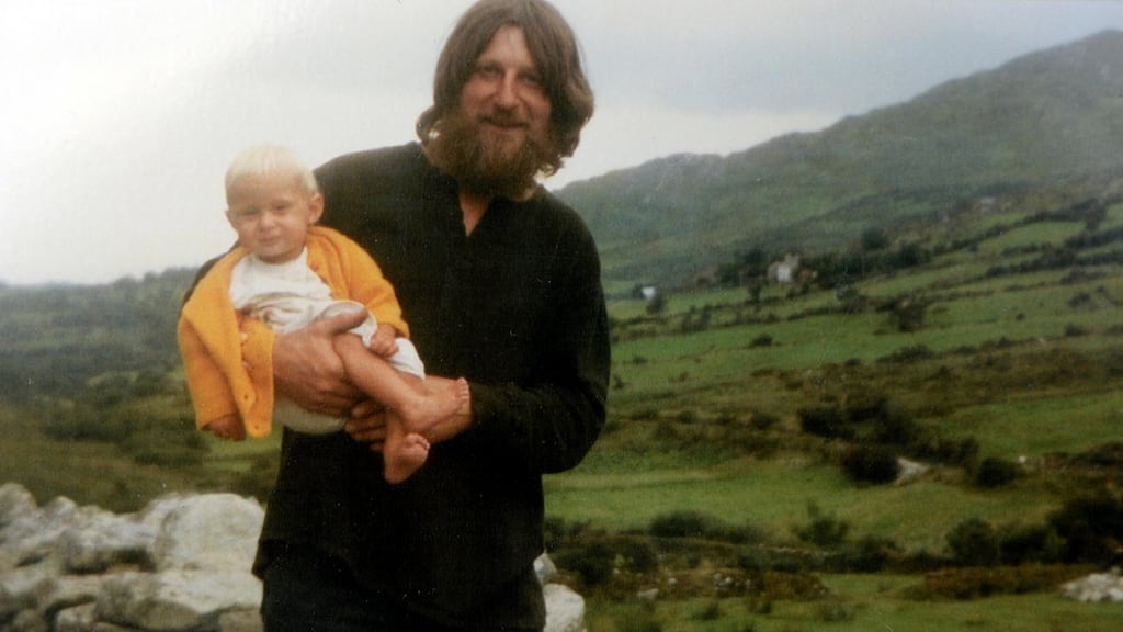 Charles Brooke Pickard and his son Crohan at their home outside Castlecove in Co Kerry. Mr Brooke Pickard left his home to go cutting turf on April 26th, 1991, but never returned