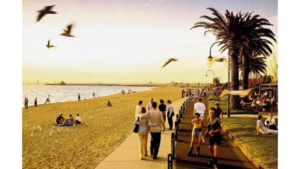 DO WE HAVE A DEAL? St Kilda, in Melbourne.