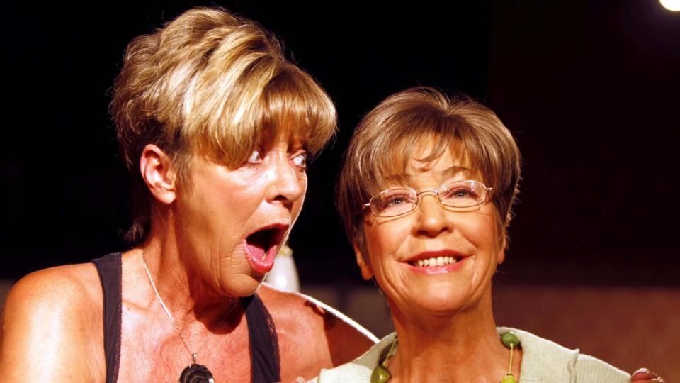July 25th, 2007: Ms Kirkbride with the wax figure of her on screen character Deirdre Barlow at Madame Tussauds in Blackpool. Photograph: Pete Byrne/PA Wire