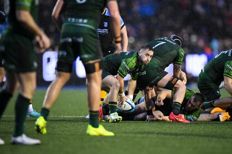 Caolin Blade against Cardiff. Photograph: Andy Watts/Inpho