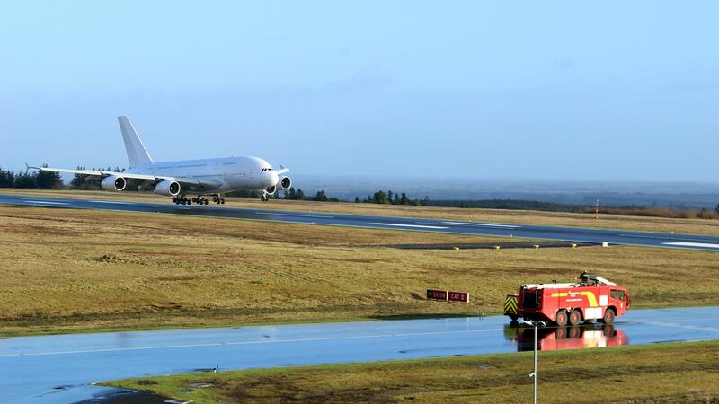 Knock gets visit from world’s largest passenger plane