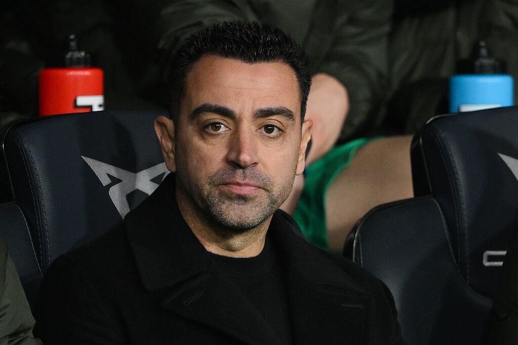Xavi has said that he will leave Barcelona at the end of the season. Photograph: David Ramos/Getty Images