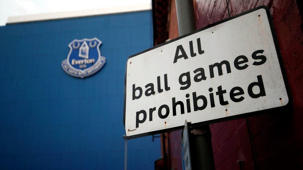 The Merseyside derby on June 21st will take place at Goodison Park rather than a neutral venue. Photograph: Martin Rickett/PA