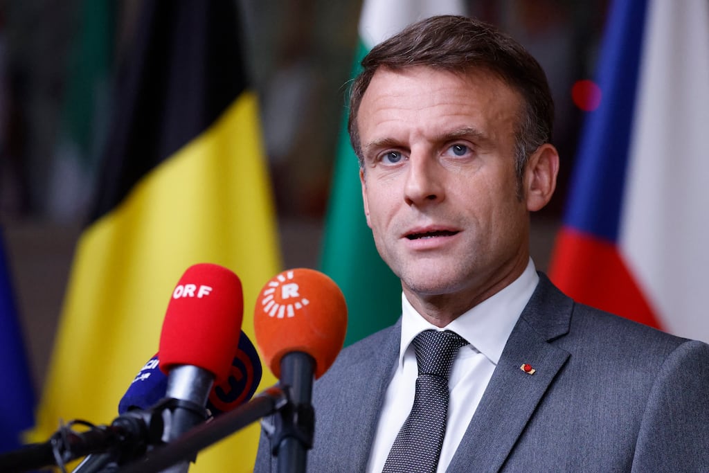 French president Emmanuel Macron dissolved the National Assembly earlier this month and called a snap vote. Photograph: Ludovic Marin/AFP via Getty Images