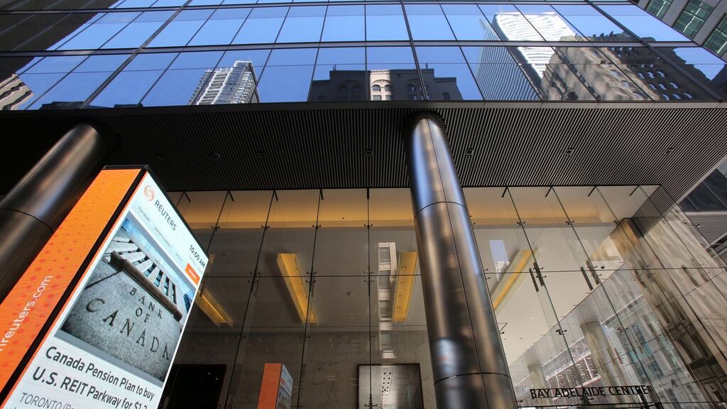 The Bay Adelaide Centre, which houses Thomson Reuters’ executive and editorial offices, in Toronto. Photograph: Chris Helgren/Reuters