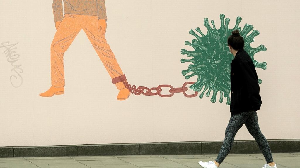 A mural at the Science Gallery in Dublin city centre. Photograph: Gareth Chaney/Collins