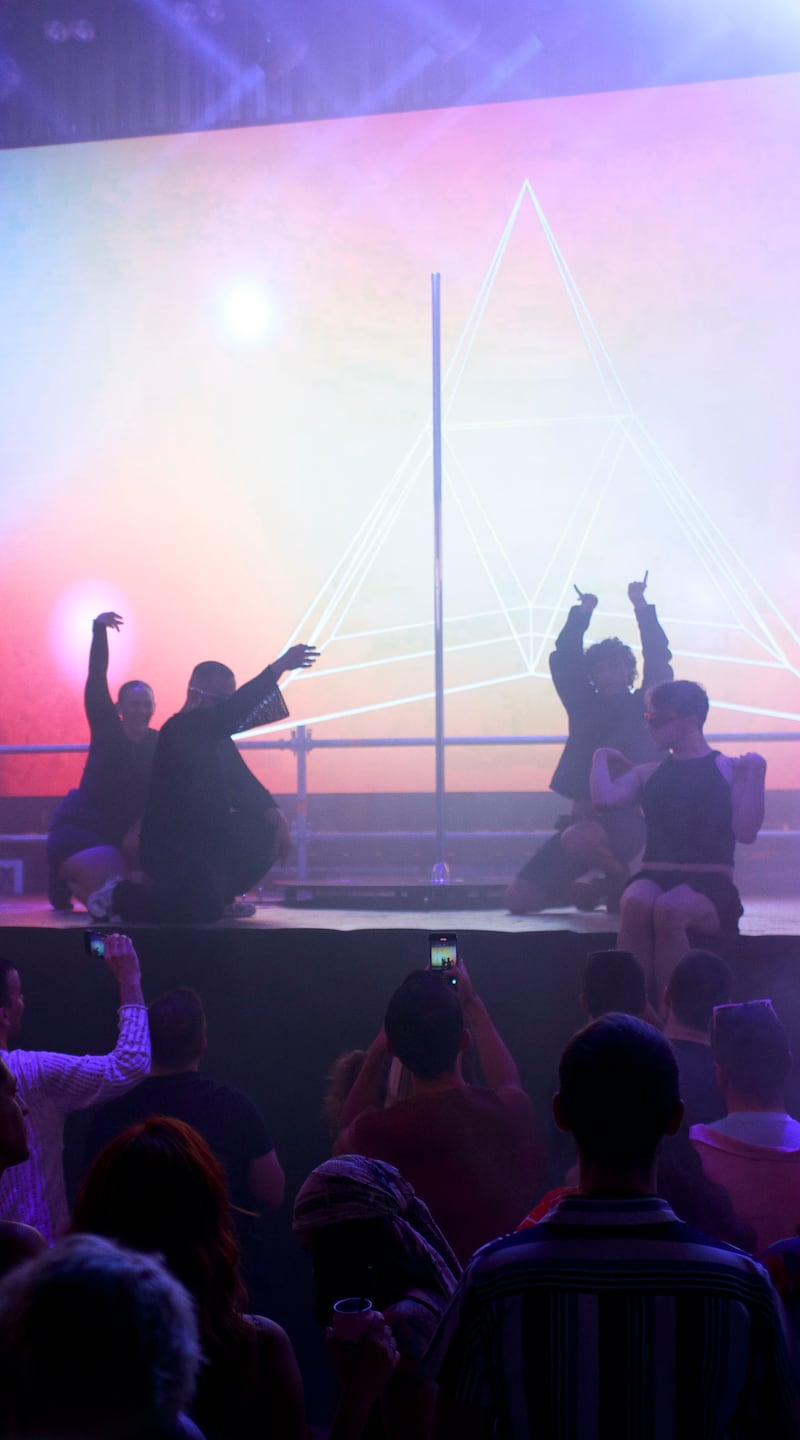 Advertised by the organisers of the LGBT+ club Mother as an 'all day dance party complete with DJs, drag queens, dancing and daytime disco debauchery', the event began at 2.30pm and finished just before sunset. Photograph: Steven Peice