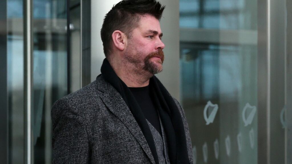 David McDermott leaves the Dublin Circuit Criminal Court after reciving a suspended sentence of two and a half years. Photograph: Collins Courts.