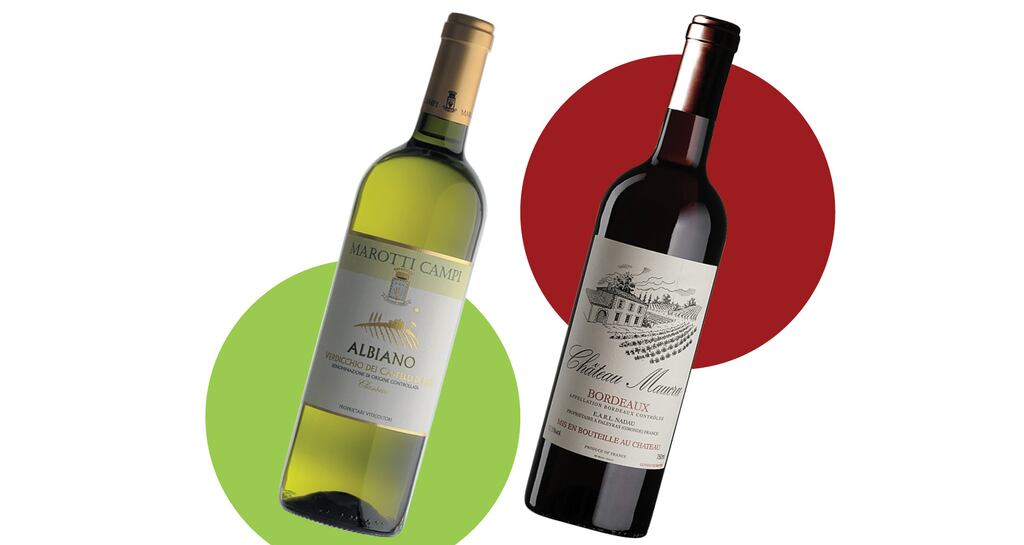 Two wines from O'Briens that are currently reduced in price.