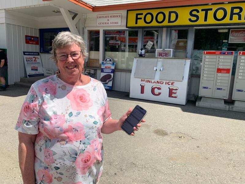 Jane, who runs a food store called Food Store in a town not called Ballysomething. Photograph: Peter Murtagh