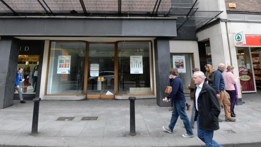 Opening soon: the Tiger shop on Nassau Street in Dublin will be the company’s flagship store. photograph: dara mac dónaill
