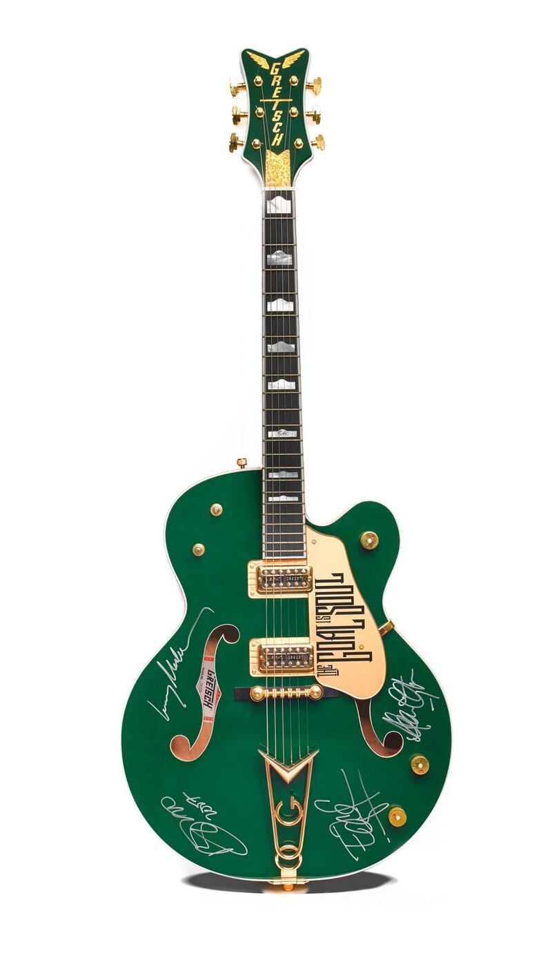 Bono's guitar: selling at Bonham's next week
