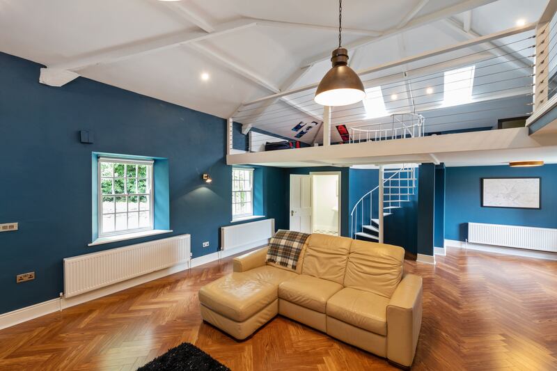 Family room and mezzanine