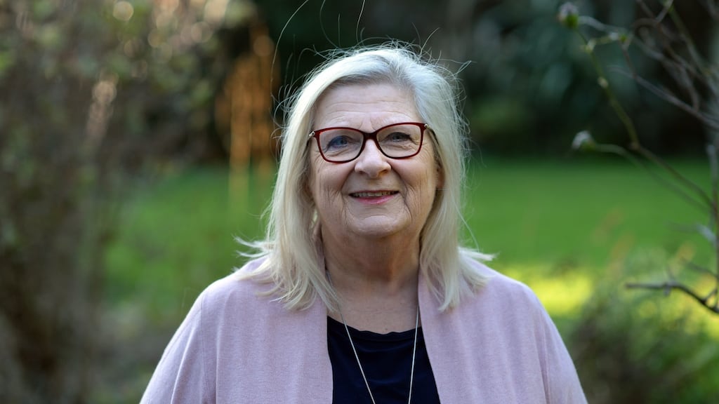 Author, Marita Conlon-McKenna, pictured at home in Dublin.Photograph: Dara Mac Dónaill