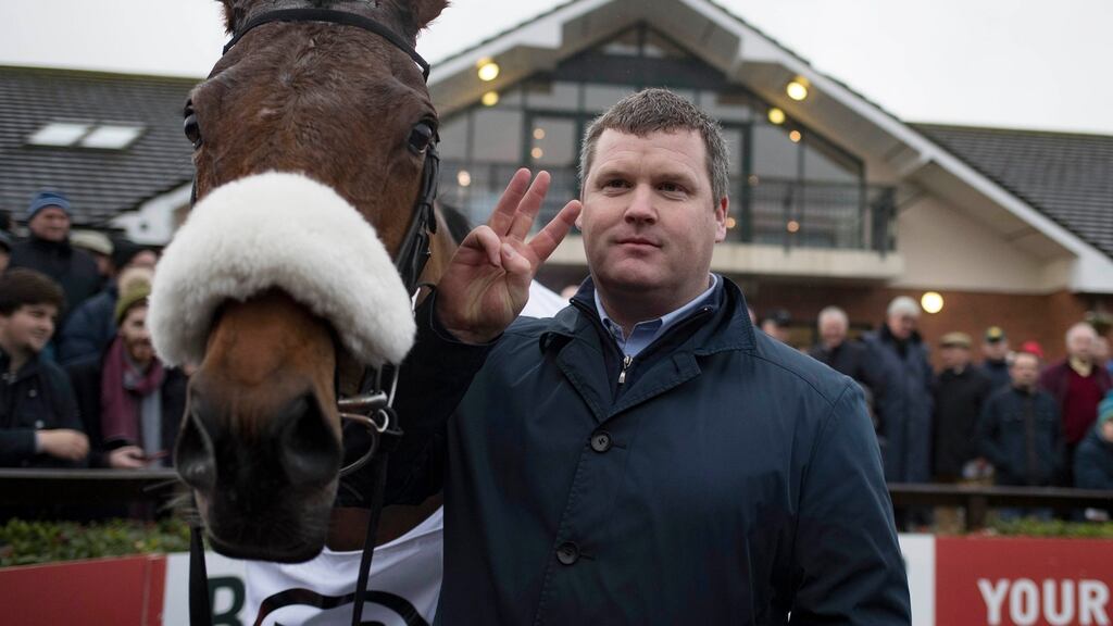Gordon Elliott: could have up to 100 runners in action over the festive period. Photograph: Lorraine O’Sullivan/Inpho