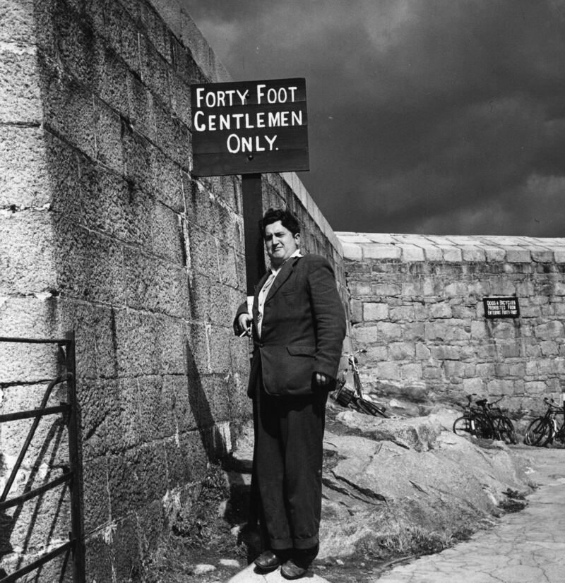 Brendan Behan established himself as a huge international literary figure throughout the 1950s. Photograph: Daniel Farson/Getty Images
